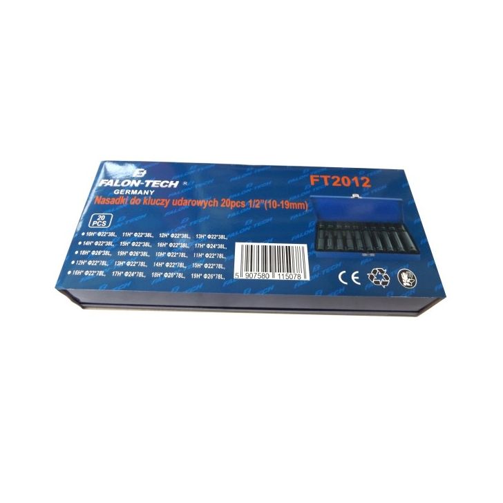 Gala atslēgu komplekts 10-19mm, 1/2, IMP