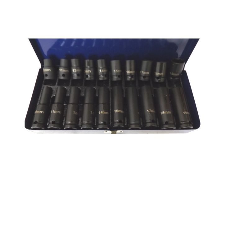 Gala atslēgu komplekts 10-19mm, 1/2, IMP