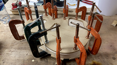 5 dienās izgatavota ģitāra Crimson Custom Guitars - 2. diena