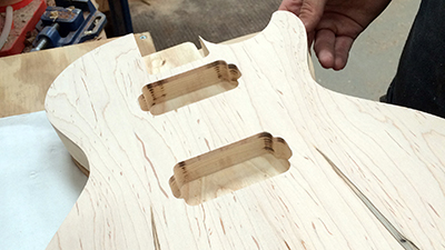 5 dienās izgatavota ģitāra Crimson Custom Guitars - 4. diena