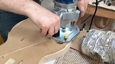 Ģitāras izgatavošana 5 dienās Crimson Custom Guitars - 4. diena