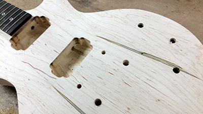 5 dienās izgatavota ģitāra Crimson Custom Guitars - 5. diena